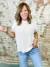 Robbi Mock Neck Knit Top