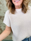 Robbi Mock Neck Knit Top