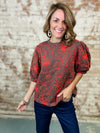Ivy Jane Floral Vine Top