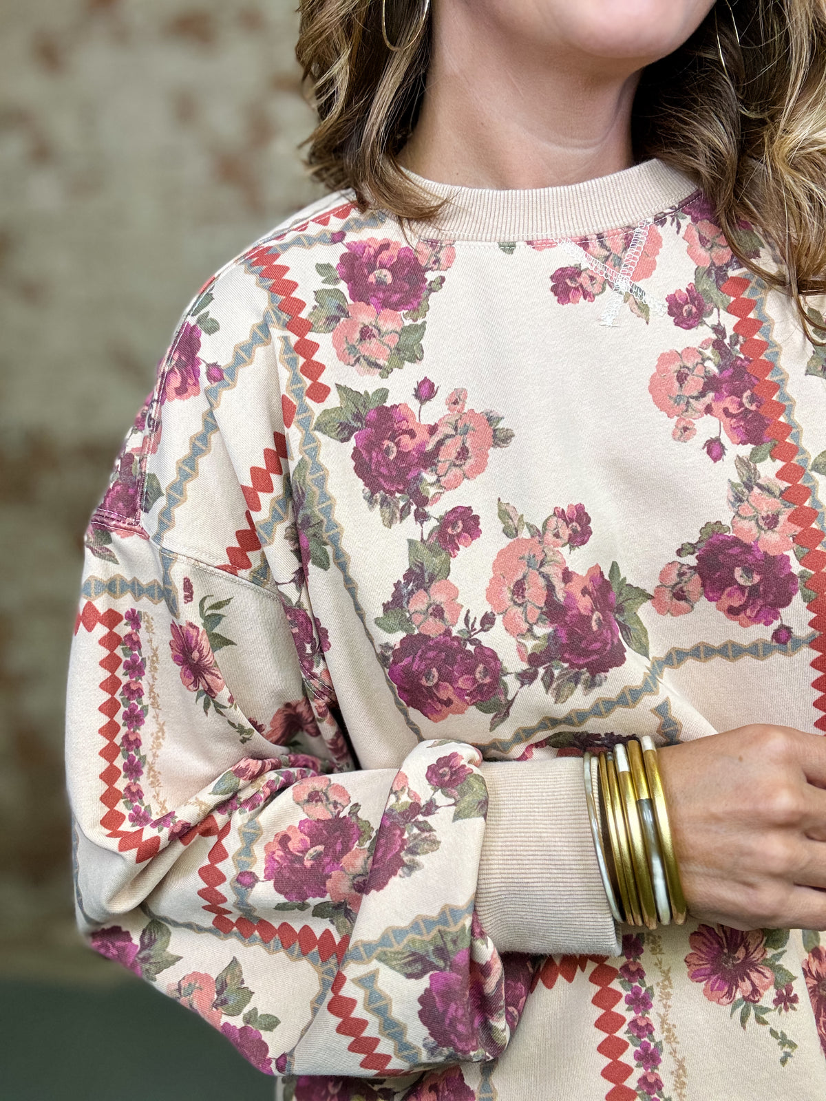 Erika Floral Pullover Top