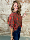 Ivy Jane Floral Vine Top