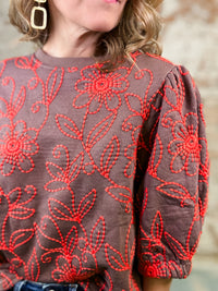 Ivy Jane Floral Vine Top