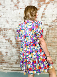Myra Flower Print Dress