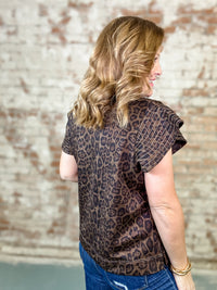 THML Feline Flutter Sleeve Top