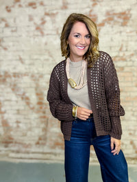 Tabby Crochet Cardigan