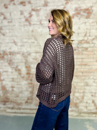 Tabby Crochet Cardigan