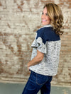 Meline Print Block Top