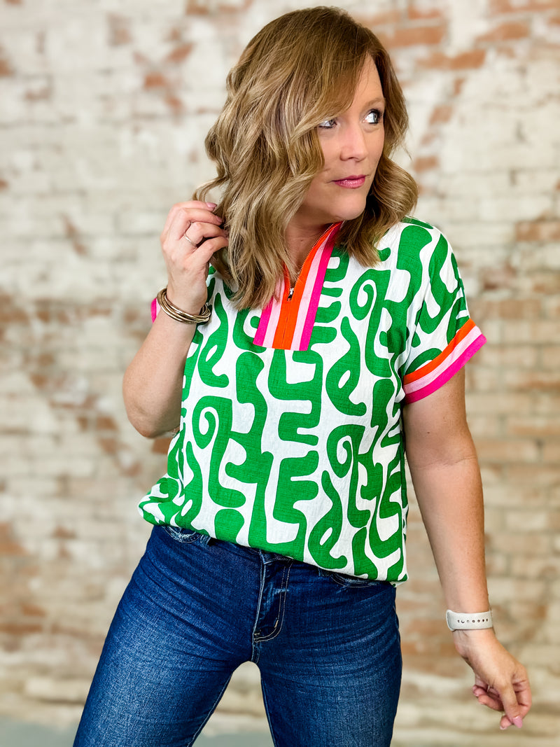 THML Mercer Print Top