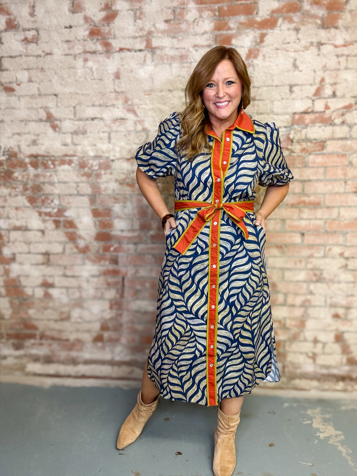THML Celina Belted Dress