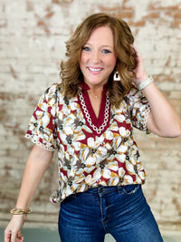 Aryn Pleated Top