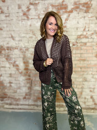 Tabby Crochet Cardigan