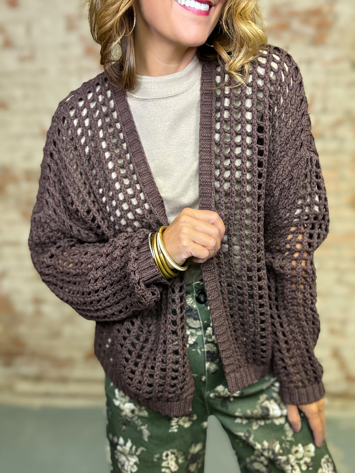 Tabby Crochet Cardigan