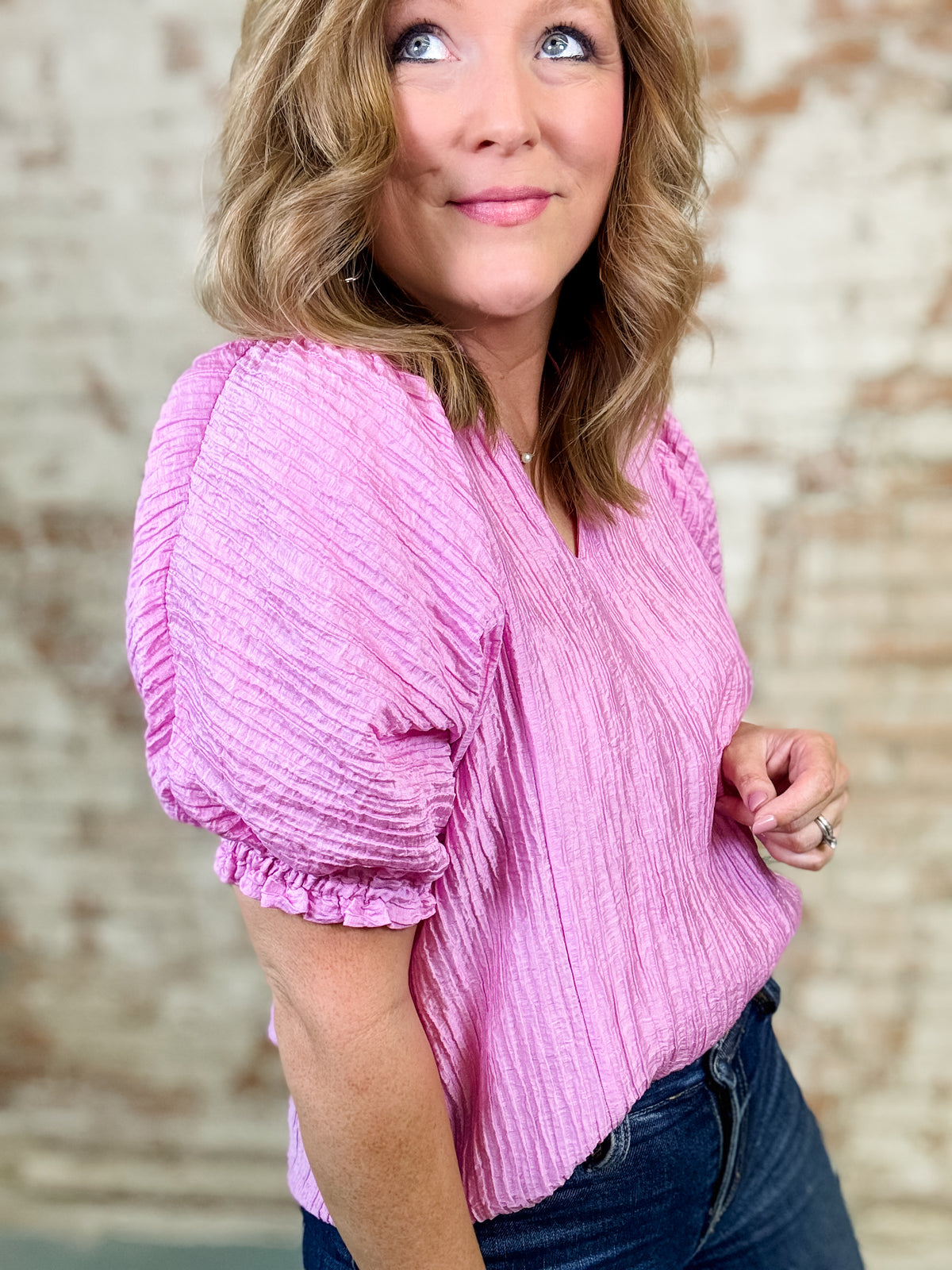 THML Hannah Textured Top
