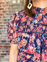 THML Floral Short Sleeve Top