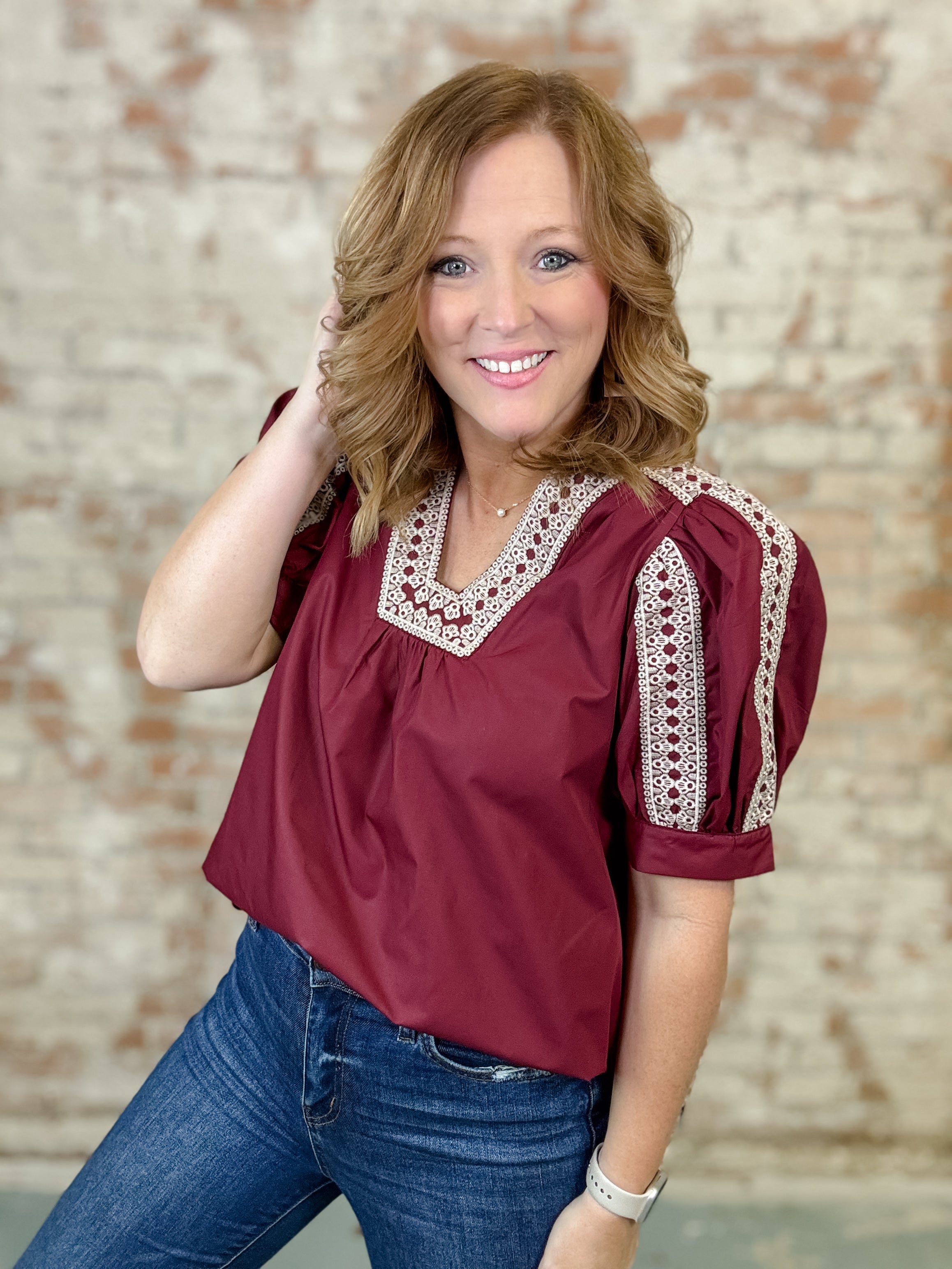 Kaci Puff Sleeve Top