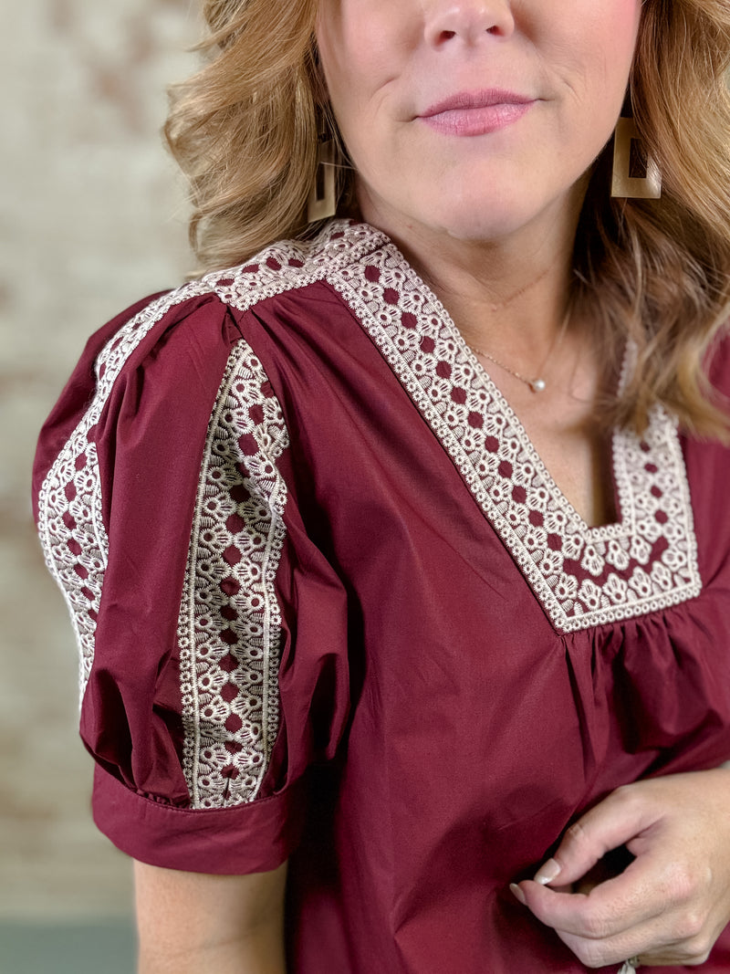 Kaci Puff Sleeve Top