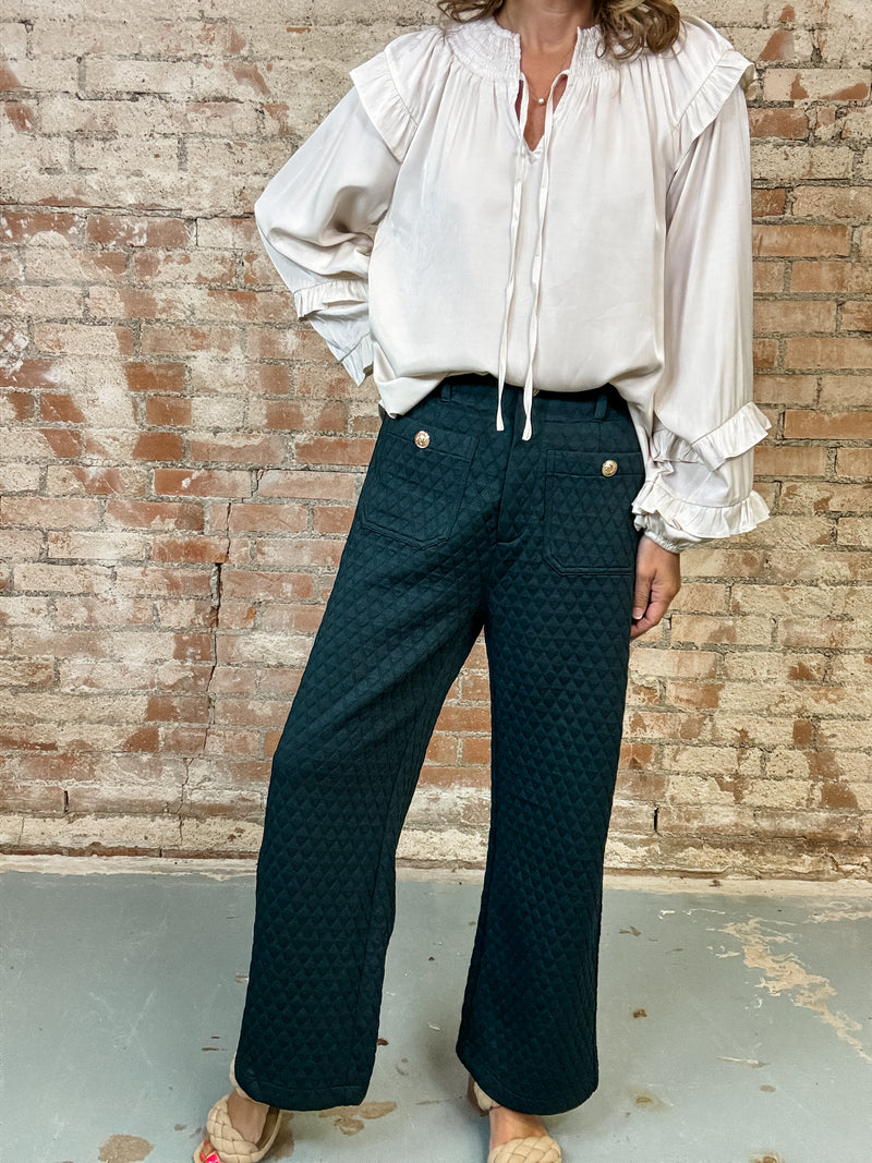 Raven Quilted Pants