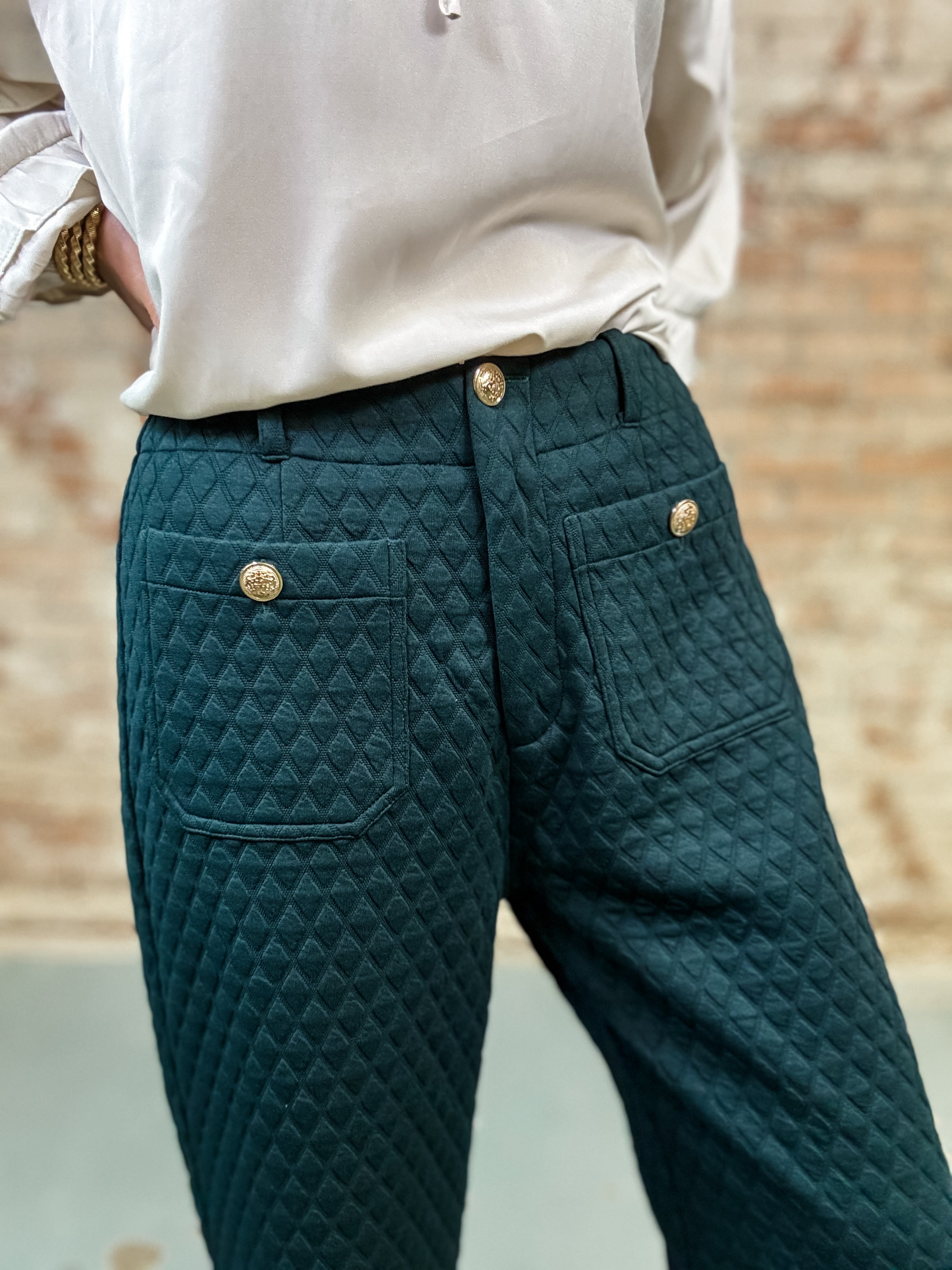 Raven Quilted Pants