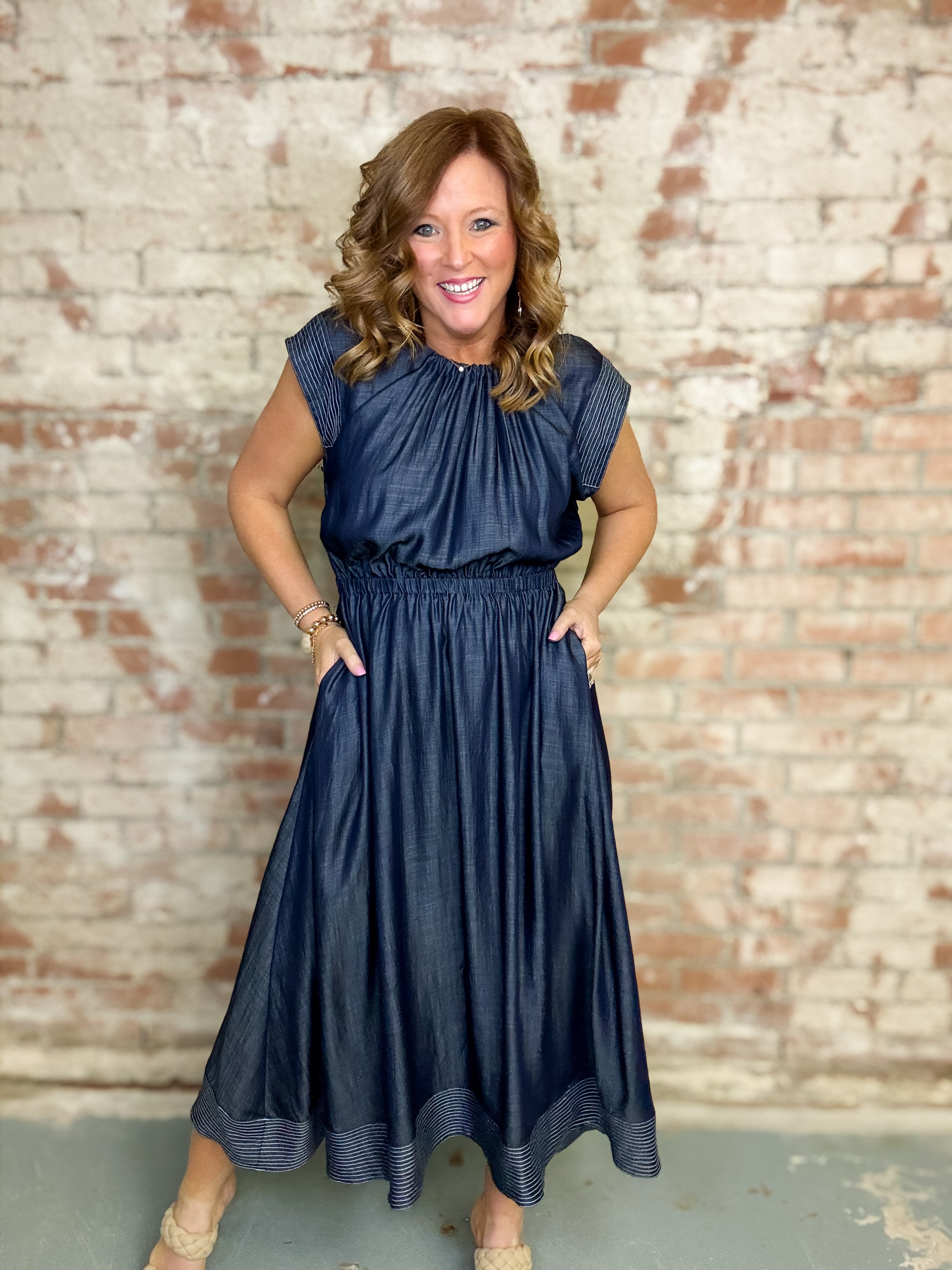 THML Mabeline Midi Dress  abeccagrace