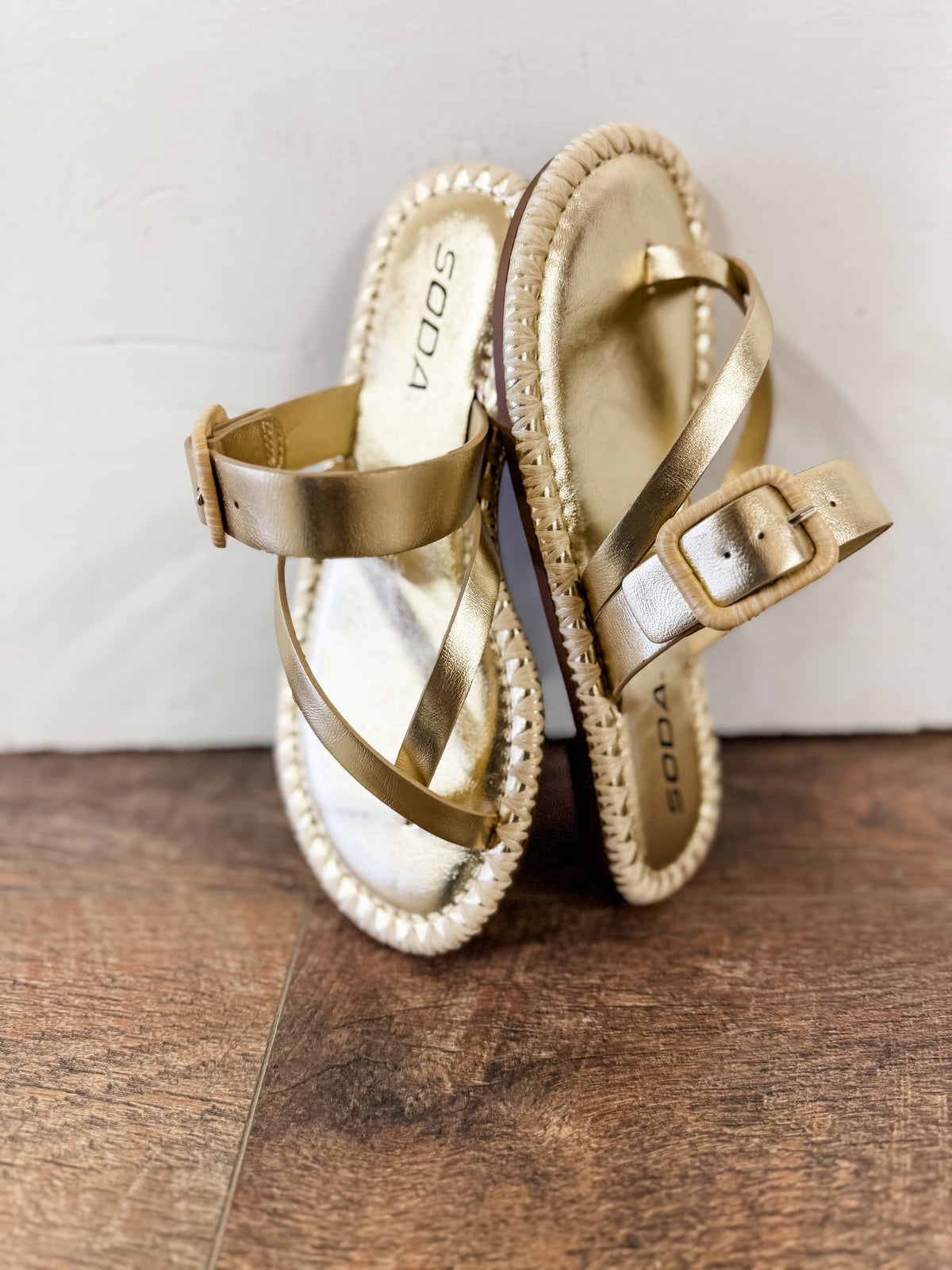Adele Gold Sandal