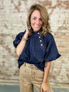 THML Larson Denim Top