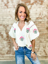 Audrey Embroidered Top