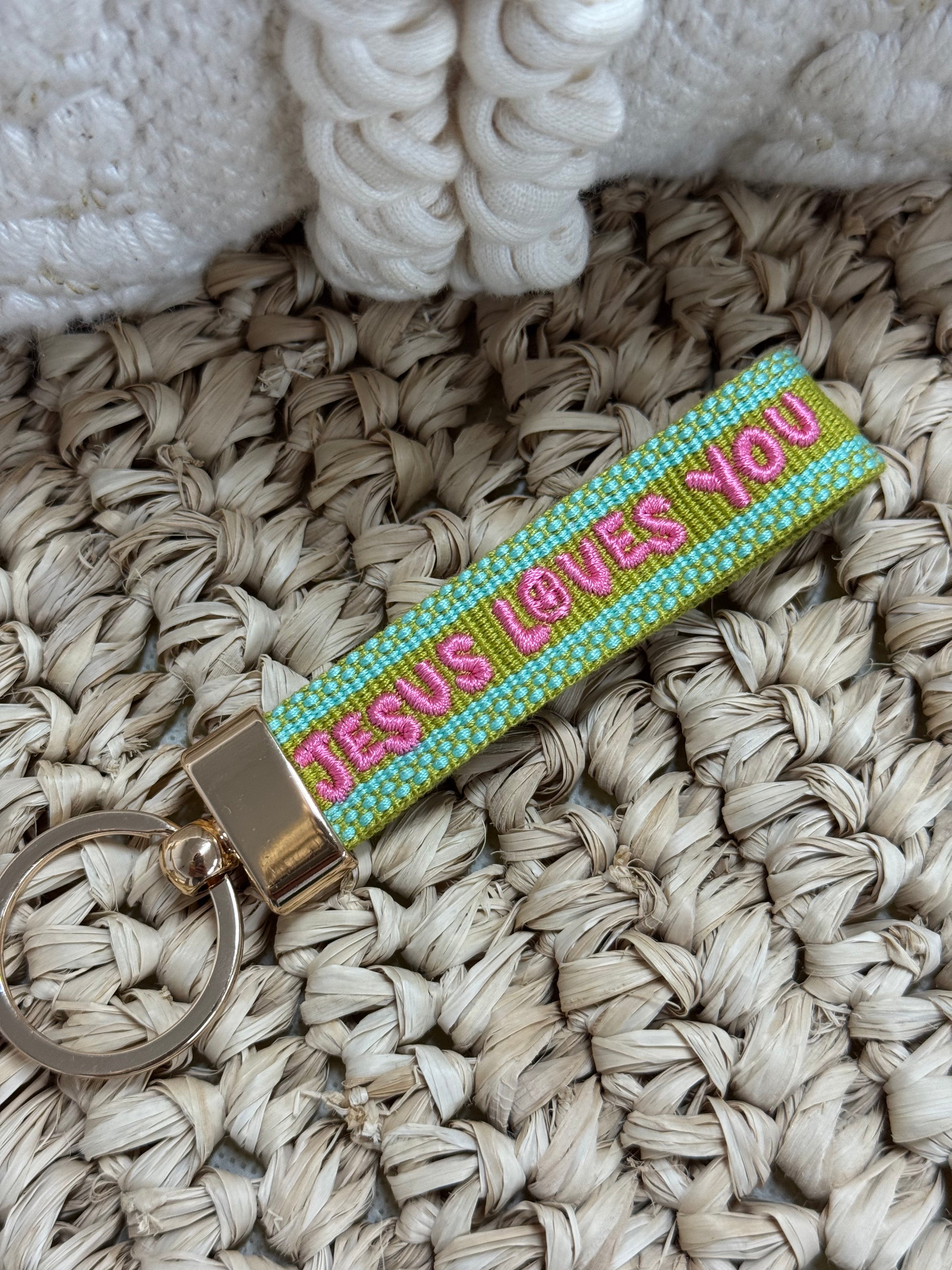 Jesus Loves You Keychain