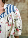 Baylee Stripe + Floral Print Top
