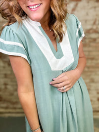 Milana Linen Midi Dress