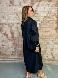 Wagner Solid Midi Dress