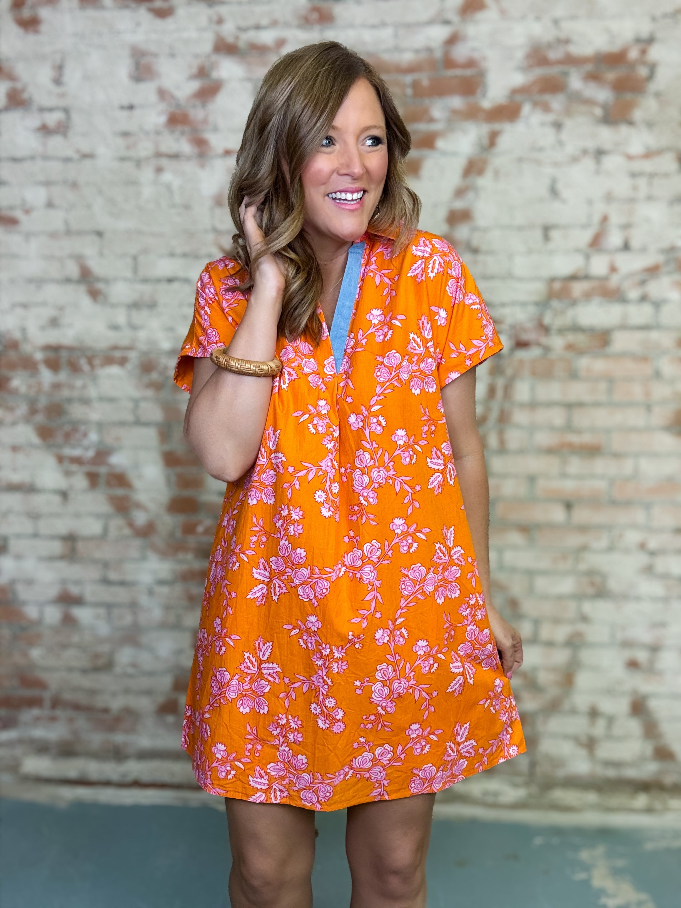 THML Kellie Floral Dress