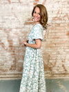 Alma Floral Print Maxi Dress