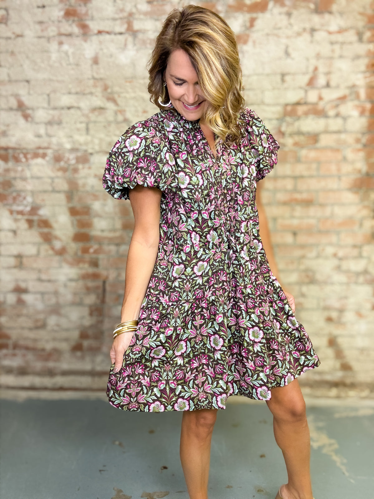 Loren Floral Print Dress