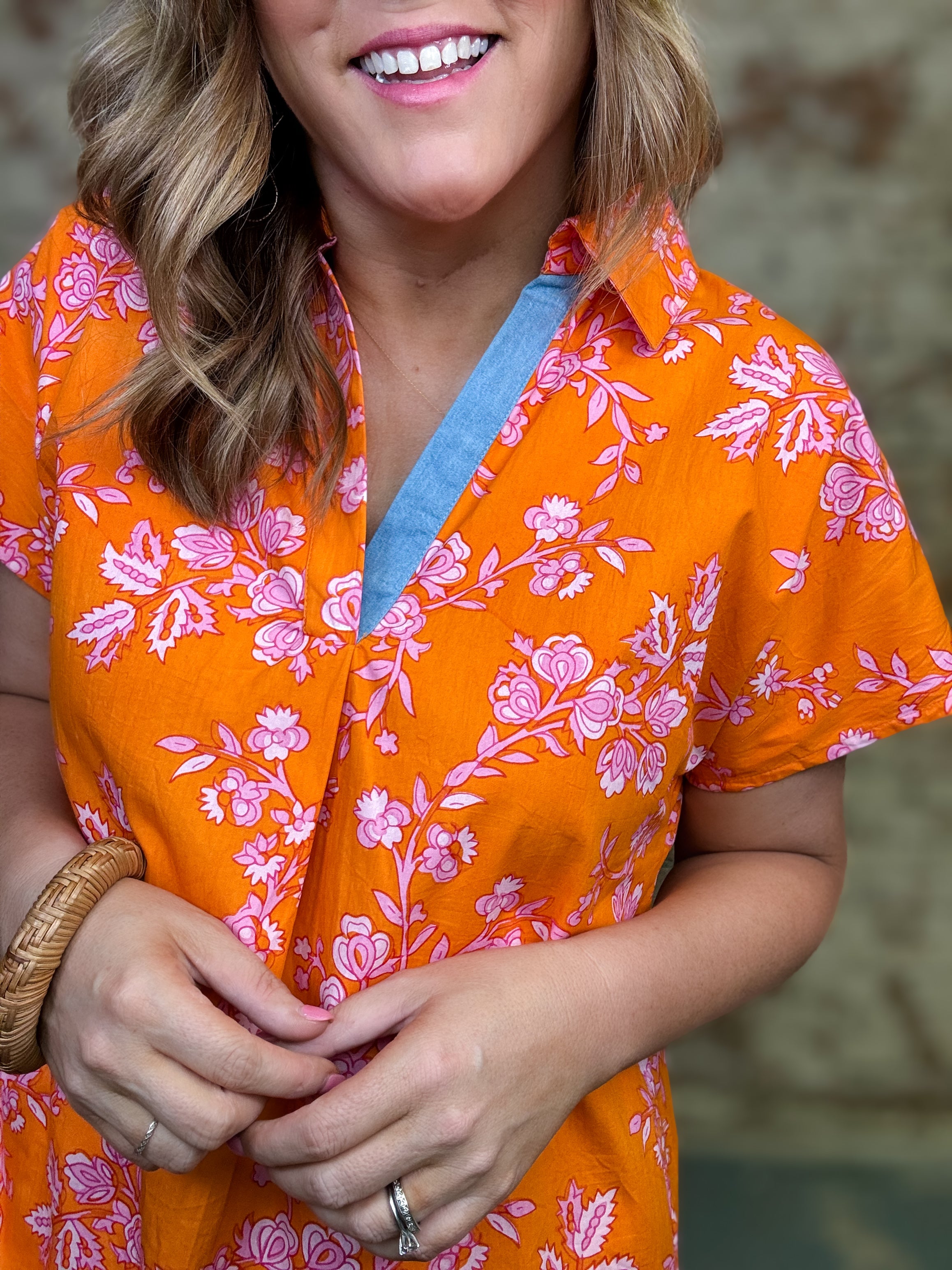 THML Kellie Floral Dress