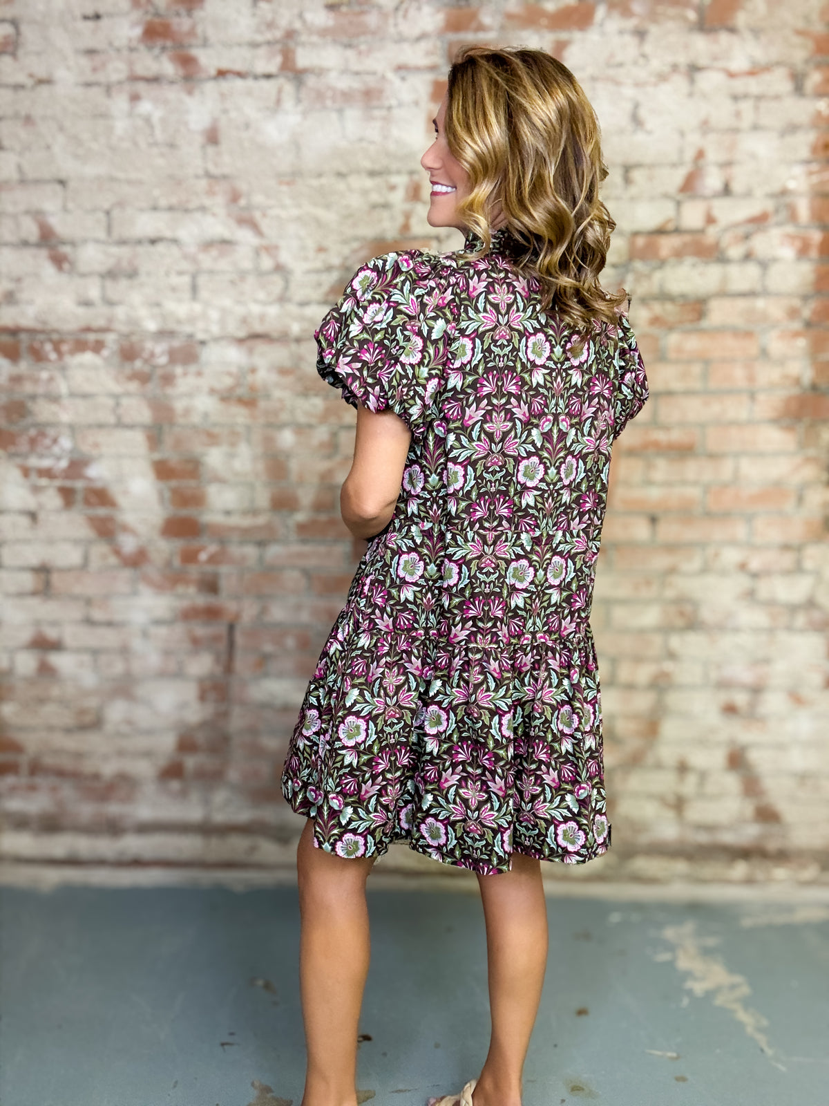 Loren Floral Print Dress