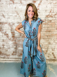 Uncle Frank Block Print Jumpsuit
