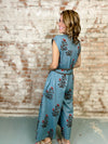 Uncle Frank Block Print Jumpsuit