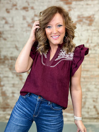 THML Cordelia Corduroy Top