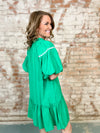Kaylee Embroidered Tiered Dress