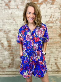 Elizabeth Button Up Romper - FINAL SALE