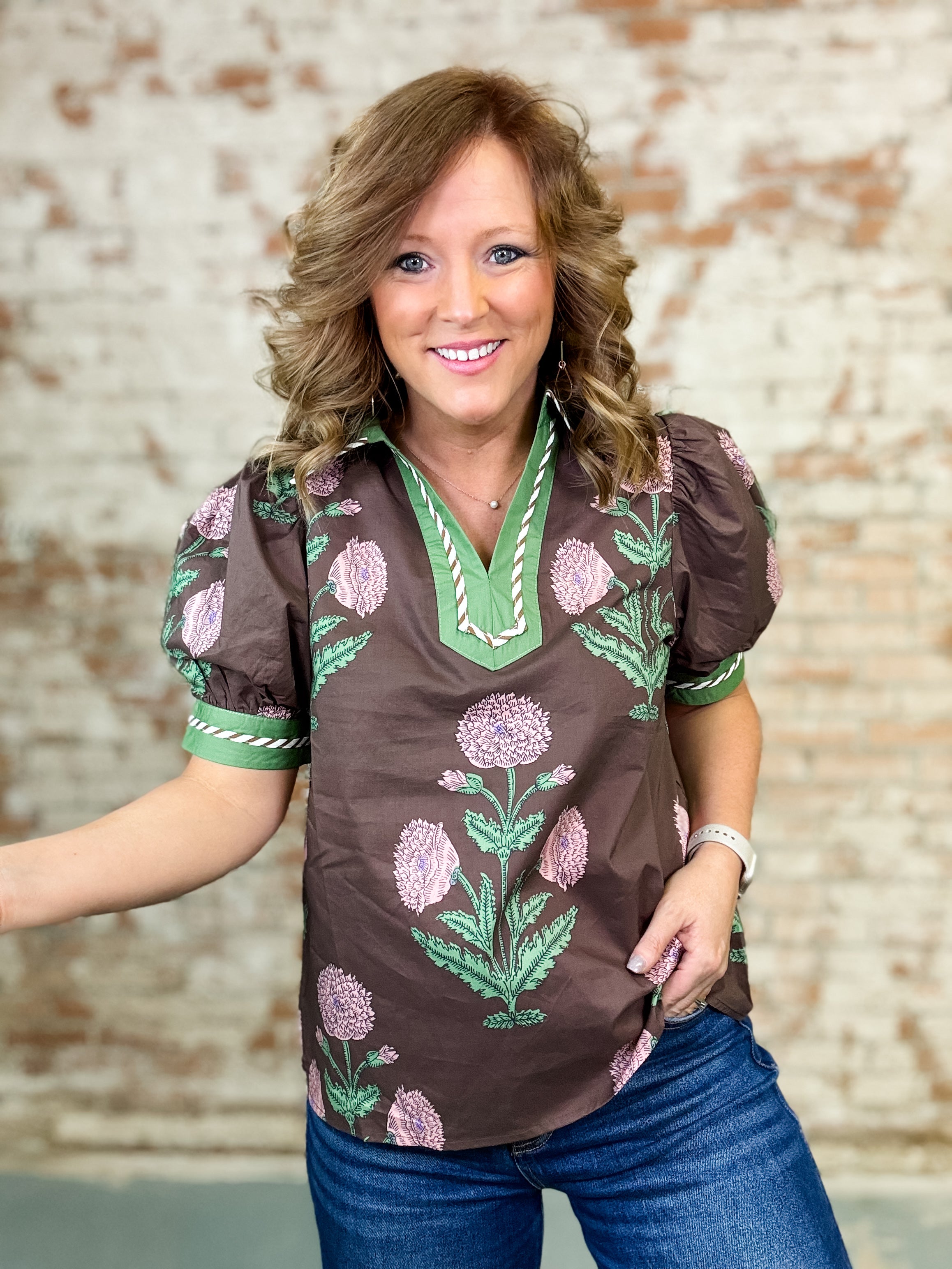 Arriaga Floral Top - FINAL SALE