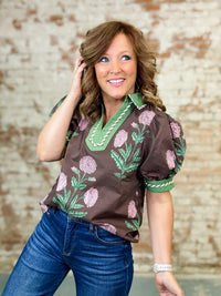 Arriaga Floral Top - FINAL SALE