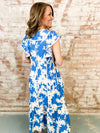 Erika Flutter Sleeve Print Dress