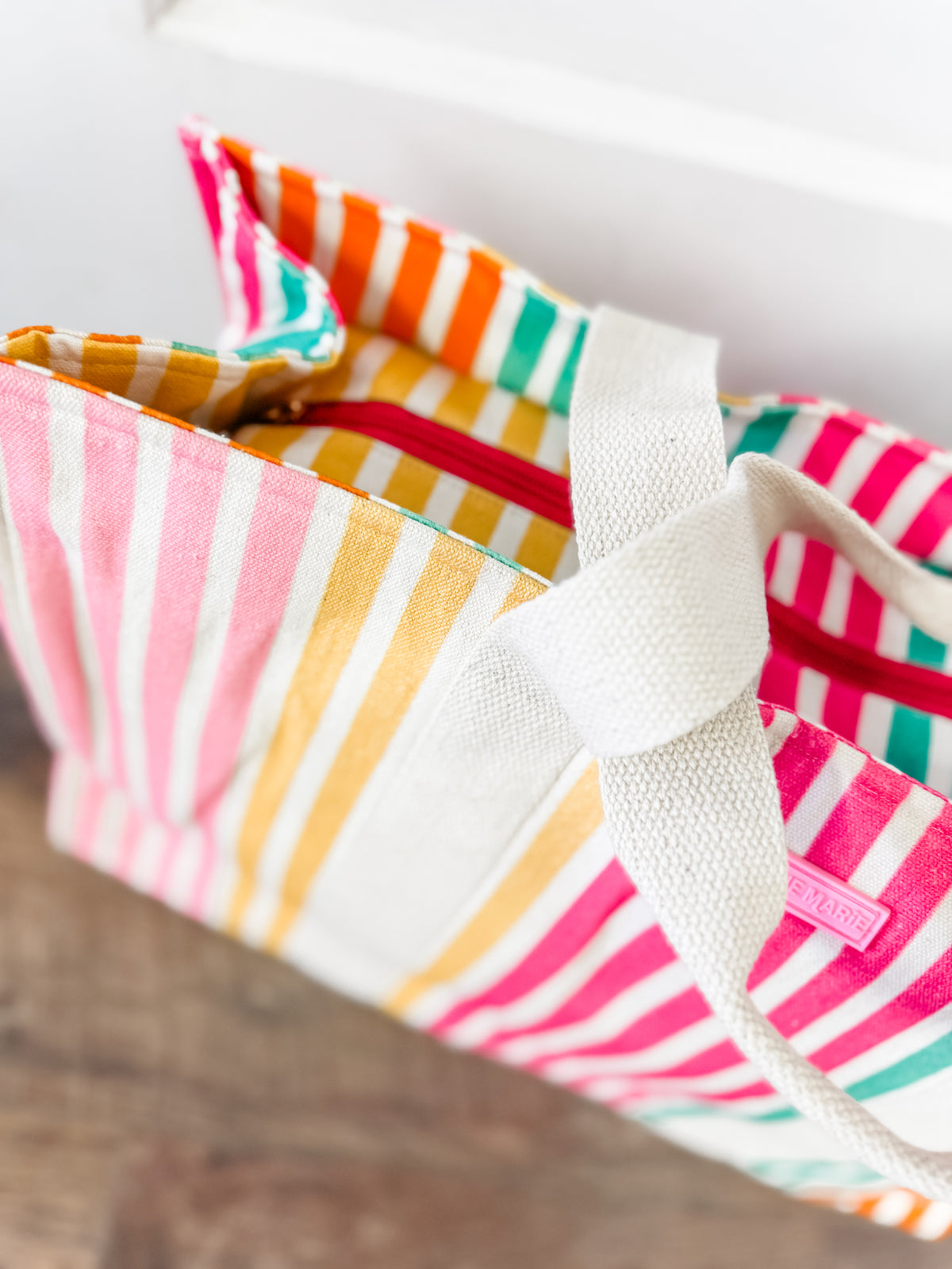 Downtown Stripe Tote