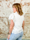 Shayla Flower Lace Top