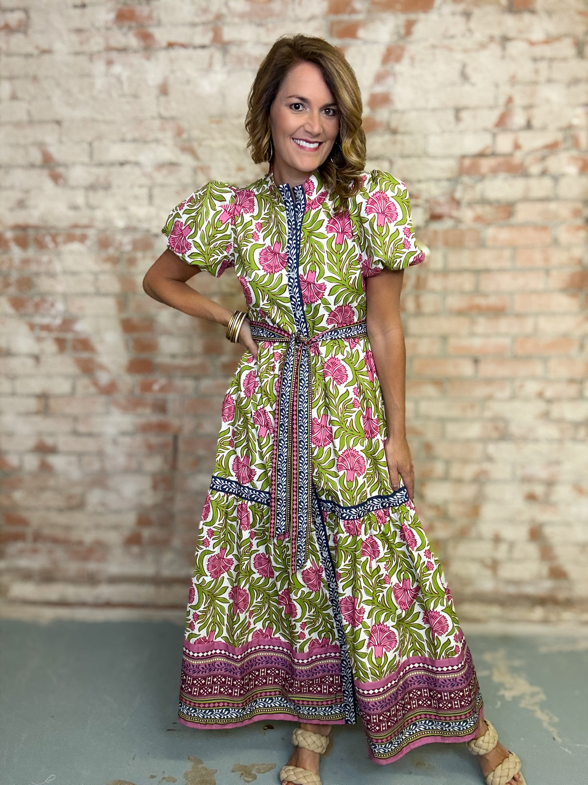 Linda Printed Maxi Dress