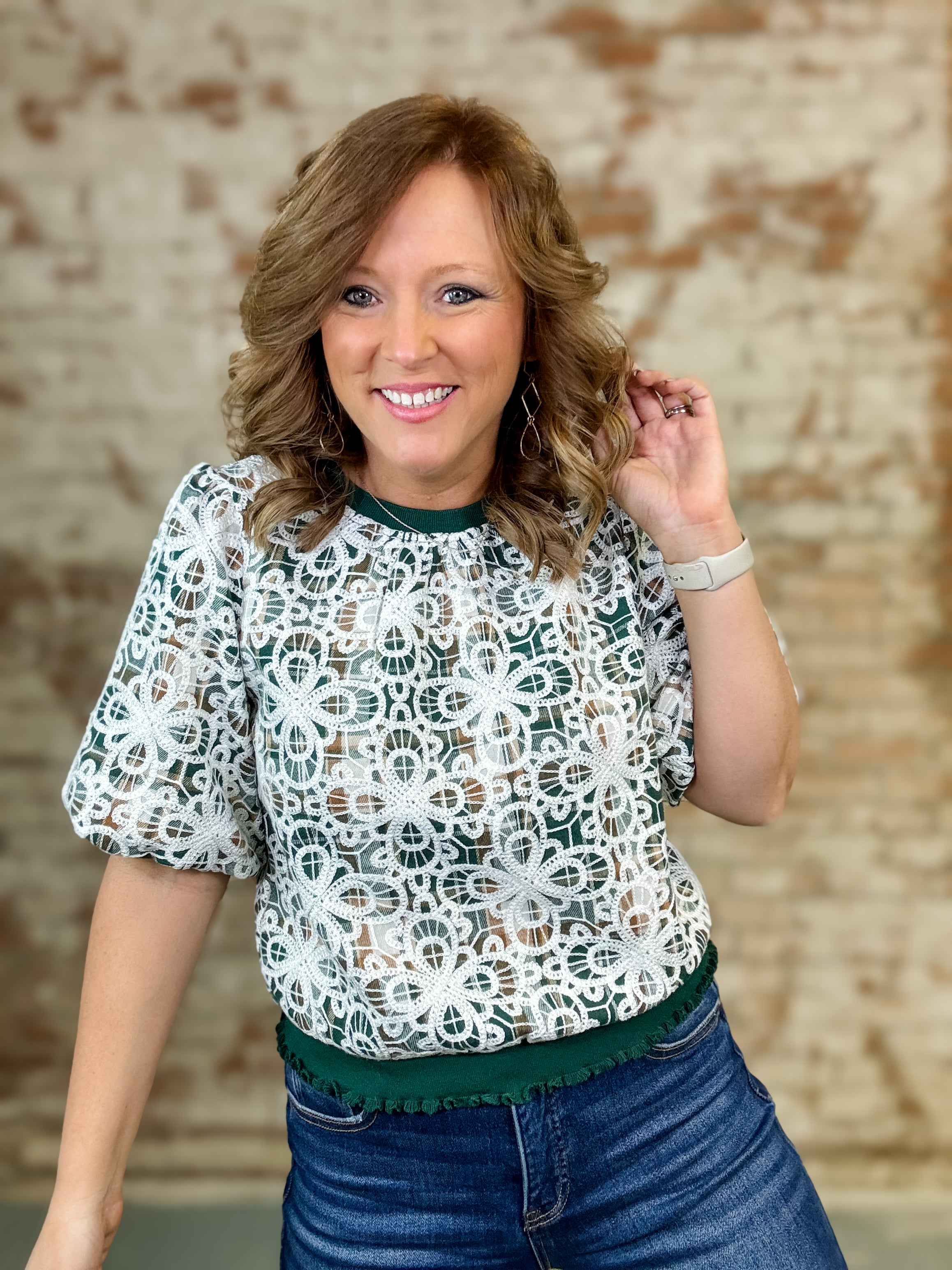 Kensington Embroidered Top