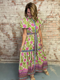 Linda Printed Maxi Dress