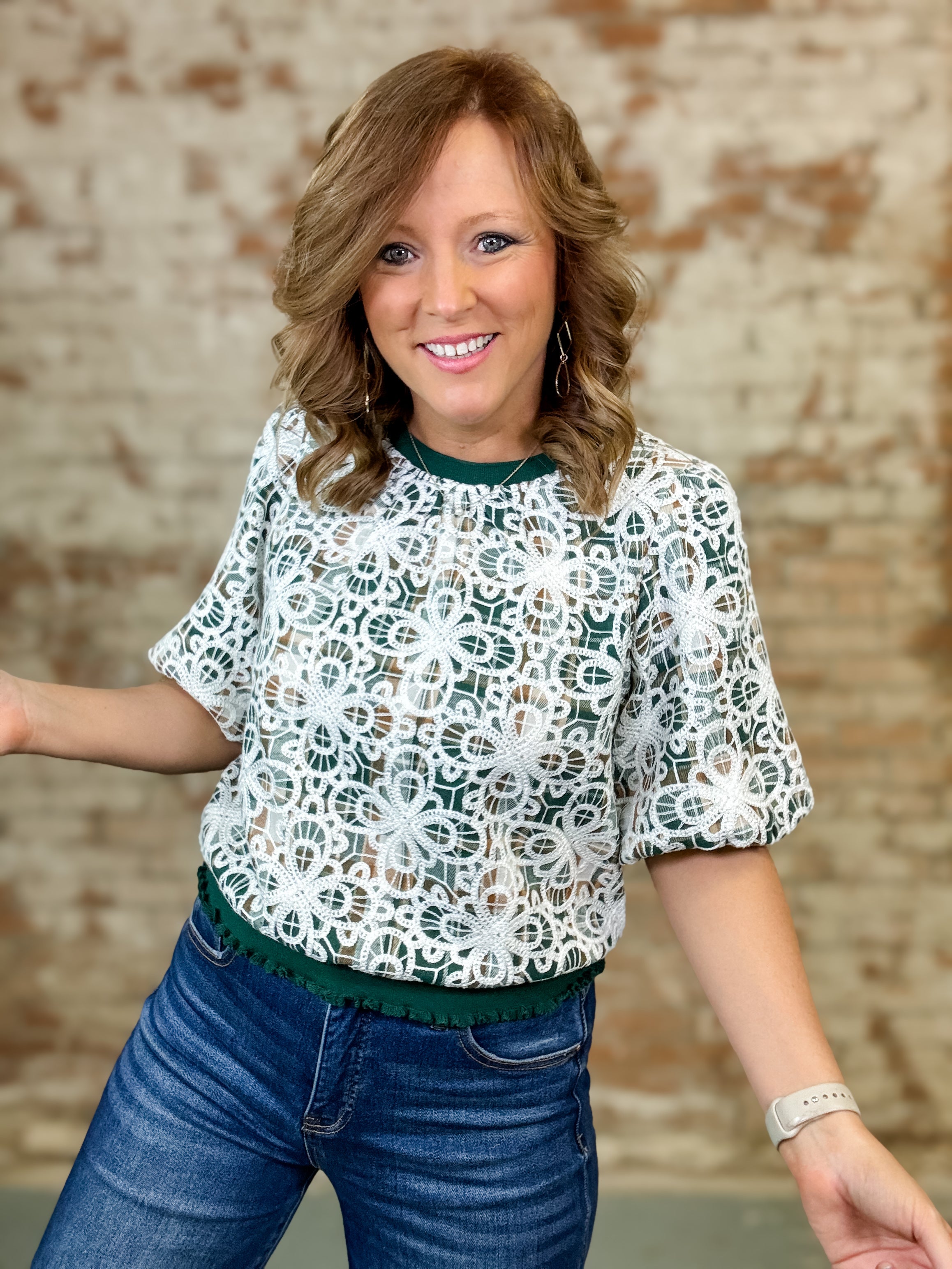 Kensington Embroidered Top