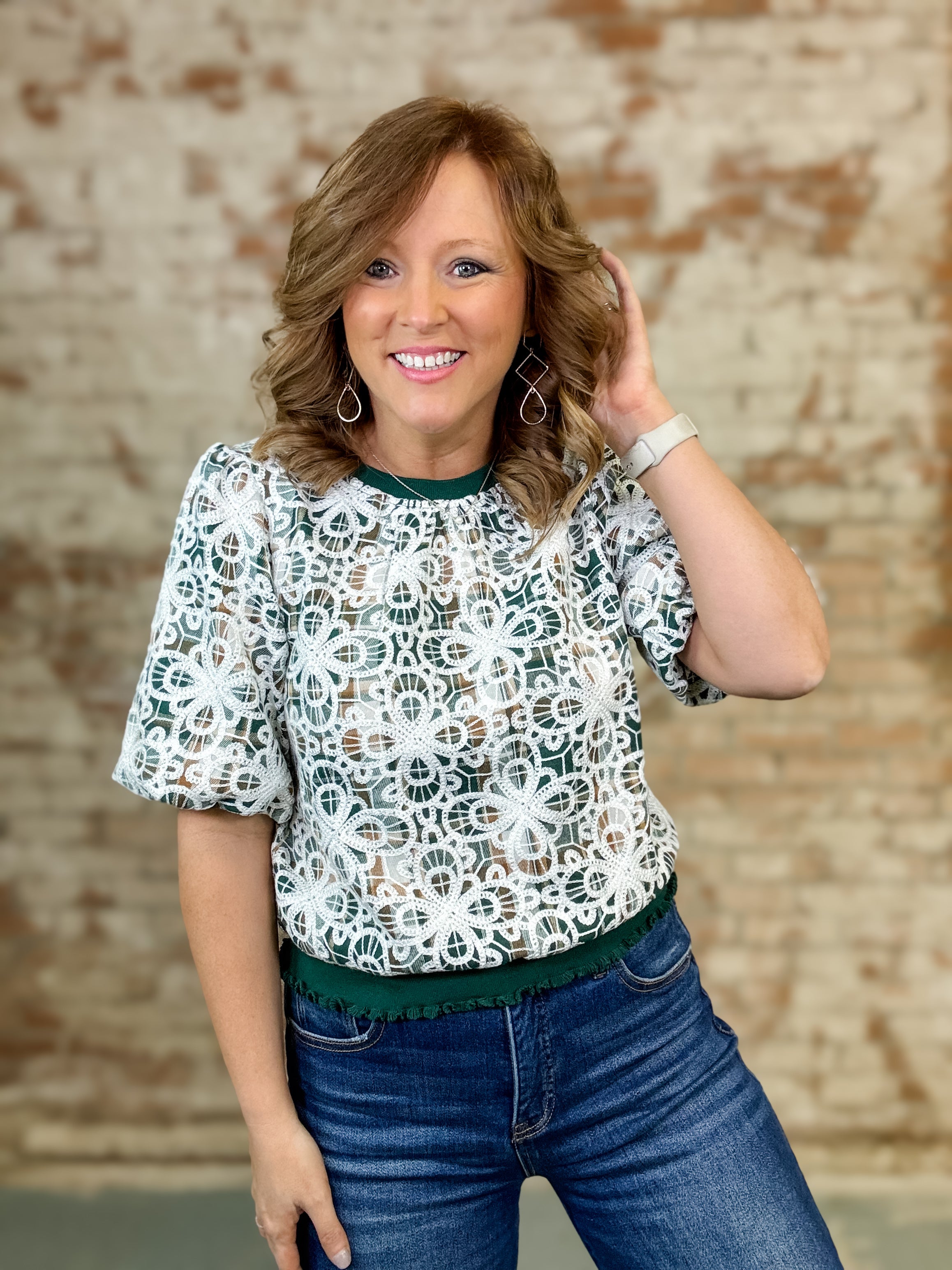 Kensington Embroidered Top